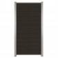 C-Wood Zelfbouw schutting composiet Mix & Match antraciet - blank alu accessoires (90 x 180 cm)