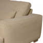 HomingXL hoekbank Roos chaise longue links | stof Kiss zandbeige 01 | 2,35 x 3,44 mtr breed