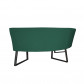 HomingXL Eetkamerbank - Hengelo - geschikt voor ronde tafel 130 cm - stof Element bosgroen 20
