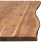 HomingXL Boomstamtafel massief Acacia | 260 x 100 cm | Bladdikte 5 cm | Diverse poten