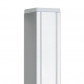 C-Wood Schutting set composiet Stijl antraciet met blank aluminium frame (5,67 meter)