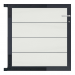 C-Wood Tuinpoort aluminium antraciet frame Modular - composiet co-ex wit (90 x 90 cm)