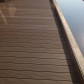 C-Wood vlonderplank composiet 2,1 x 14 cm donker bruin (4 mtr) grove ribbel en vlak
