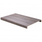 Stepwood Stootbord | PVC toplaag | Donker eik | 140 x 18 cm
