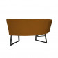HomingXL Eetkamerbank - Hengelo - geschikt voor ronde tafel 130 cm - stof Element bruin 07