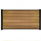 C-Wood Zelfbouw schutting hardhout Mix & Match Ipé - zwart alu accessoires (180 x 90 cm)