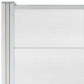 C-Wood Zelfbouw schutting Composiet Modular Wit met blank alu accessoires (90 x 180 cm)