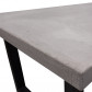 HomingXL Eettafel betonlook | U-poot zwart gepoedercoat staal | 220 x 100 cm | Bladdikte 5 cm