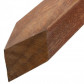 HomingXL Schuttingset hardhout Keruing Timber recht 15L rvs v-groef (7,63 meter)