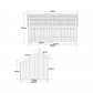 Plus Danmark Multi tuinhuis open 10,5 m2 onbehandeld compleet 248 x 432 x 250 cm
