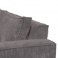 HomingXL hoekbank Zumba chaise longue rechts | stof Ribcord antraciet 67 | 2,82 x 1,92 mtr breed