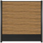 C-Wood Zelfbouw schutting hardhout Mix & Match Thermo Fraké / antraciet - antraciet alu accessoires (180 x 180 cm)