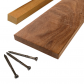 Elephant Vlonderplank totaalpakket hardhout Cumaru 2,5 x 14 cm (2,15 mtr) vlak geschaafd