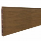 C-Wood Zelfbouw schutting composiet Mix & Match bruinvlam met blank alu accessoires (90 x 180 cm)
