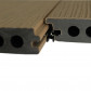 C-Wood Vlonderplank composiet semi massief co-extrusie 2,1 x 14,5 cm Sunset Teak houtnerf (4 mtr)