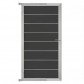 C-Wood Tuindeur aluminium blank frame Modular - composiet antraciet (90 x 180 cm)