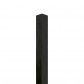 HomingXL Paal grenen geïmpregneerd 8,8 x 8,8 cm zwart gedompeld