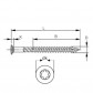 HomingXL Schroeven RVS (inox) 5 x 40 TX (100 stuks)