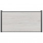 C-Wood Schutting composiet Garda bi-color beige met antraciet aluminium kader (180 x 90 cm)