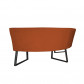 HomingXL Eetkamerbank - Hengelo - geschikt voor ronde tafel 130 cm - stof Element koper 09