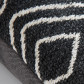 La Forma sierkussen Nicam | grijs/wit design jacquard stof (45 x 45 cm)