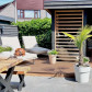 C-Wood Vlonder totaalpakket 3 m2 - Composiet teak bruin 2,1 x 14 cm (3 mtr) grove ribbel/vlak