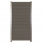 C-Wood Zelfbouw schutting composiet Mix & Match rock grey met blank alu accessoires (90x180 cm)