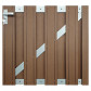 C-Wood Tuinhek poort composiet Stijl bruin met alu frame incl. hang- en sluitwerk (100 x 93,5 cm)