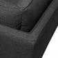 HomingXL 3-zits bank Samba | stof Monet zwart/grijs 95 | 2,27 mtr breed