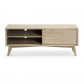 La Forma tv- meubel Wonder 1D | bruin acacia hardhout met grijze wash (130 x 50 cm)