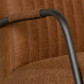 HomingXL Industriële fauteuil Lunar | lederlook Missouri cognac 03 | 78 cm breed