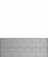 HomingXL zelfbouw schutting beton recht eenzijdig casa-borsika steenmotief grijs (199 x 77 cm)