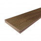 Eva-Last Vlonderplank composiet massief 2,4 x 19 cm driftwood brown schorsmotief  (3 mtr) 