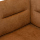 HomingXL Hoekbank Castelo chaise longue rechts | lederlook River cognac 28 | 2,78 x 2,06 mtr breed