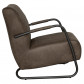 HomingXL Industriële fauteuil Voyager | leer Colorado bruin 04 | 78 cm breed