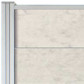 C-Wood Zelfbouw schutting Composiet Modular Bicolor betongrijs met blank alu accessoires (180 x 180 cm)