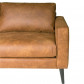 HomingXL hoekbank Aster chaise longue links | leer Colorado cognac 03 | 2,22 x 2,62 mtr breed