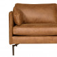 HomingXL hoekbank Zinnia chaise longue rechts | leer Colorado cognac 03 | 2,50 x 1,60 mtr breed