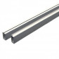 C-Wood Zelfbouw schutting composiet Mix & Match antraciet - blank alu accessoires (180 x 90 cm)