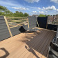C-Wood Vlonderplank totaalpakket composiet 2,1 x 14 cm teak bruin (5 mtr) grove ribbel en vlak