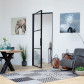Austria Binnendeur kozijn combinatie - Nero Industriale - Milano - Zwart gepoedercoat aluminium