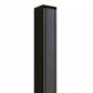 C-Wood Tuinpaal antraciet aluminium met cypresse kern (6,8 x 6,8 x 186 cm)