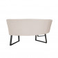 HomingXL Eetkamerbank - Amsterdam - geschikt voor tafel 130 cm - stof Element zand 17