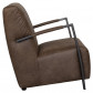 HomingXL Industriële fauteuil Rosetta | leer Colorado bruin 04 | 64 cm breed