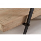 La Forma tv-meubel Nagrom | zwart metaal met mango hout (160 x 51 cm)