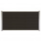 C-Wood Zelfbouw schutting composiet Mix & Match antraciet - blank alu accessoires (180 x 90 cm)