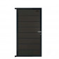 Elephant Tuindeur composiet Modular antraciet met antraciet aluminium frame compleet (90 x 180 cm)