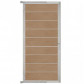 C-Wood Tuindeur aluminium blank frame Modular - composiet teak (90 x 200 cm)