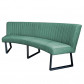 HomingXL Eetkamerbank - Hengelo - geschikt voor ovale tafel 240 cm - stof Element turquoise 15