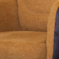 Bo Lundgren Eetkamerstoel - Mark - Draaibaar - stof Cario Fabric goud & Adore antraciet